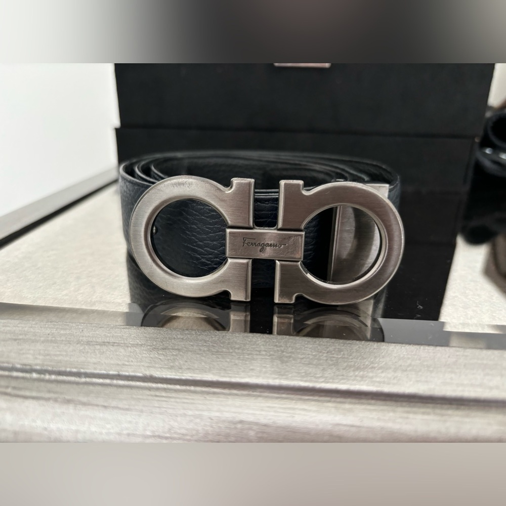 Salvatore Ferragamo men’s leather belt
